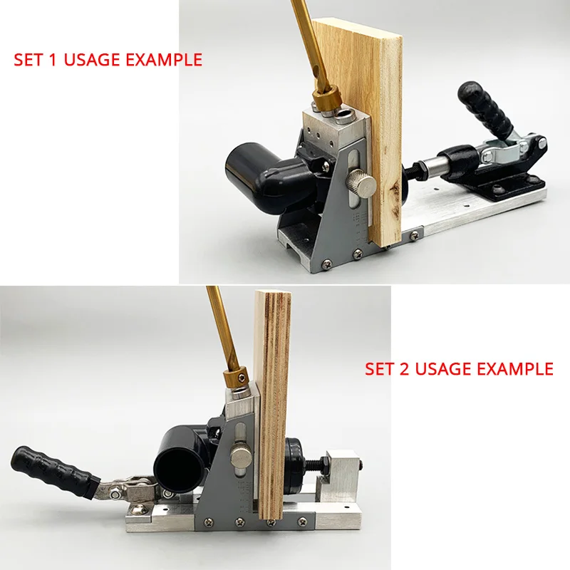 Woodworking Dust Collection - Pocket Hole Drill Guide Jig Kit