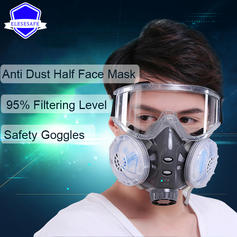 Woodworking Respirator - New Anti Dust Mask Full Face