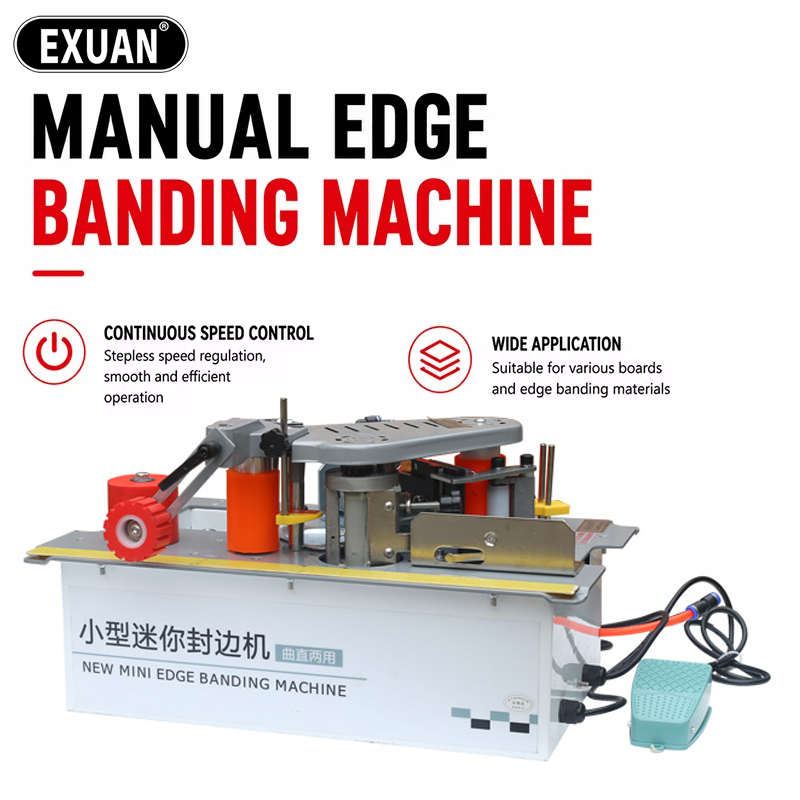 Furniture And Woodworking - Manual Edge Banding Machine Stepless Speed