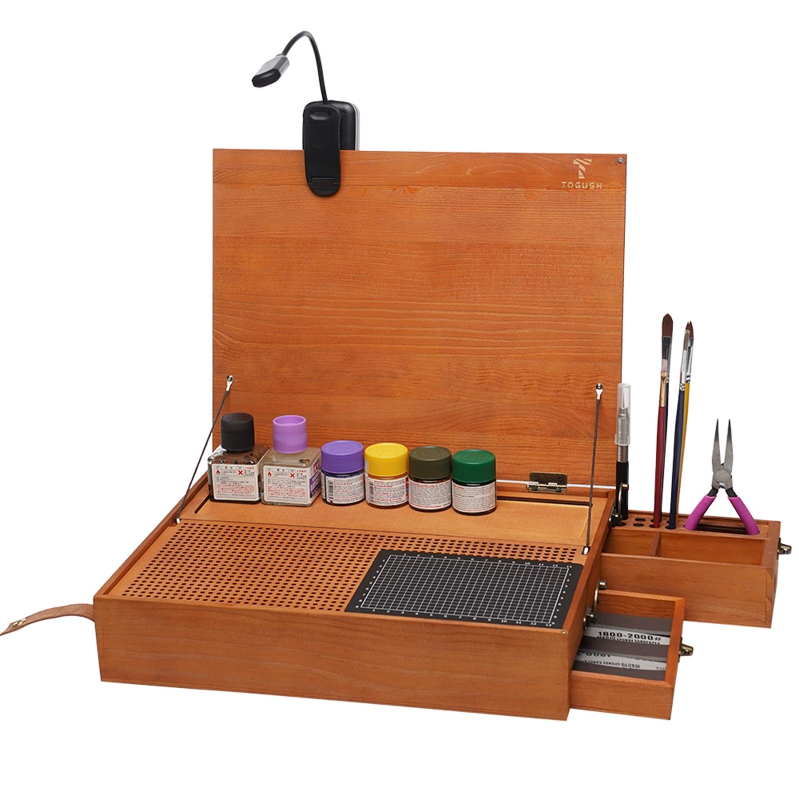 Woodworking Shops - Hobby Work Table for Model Building,