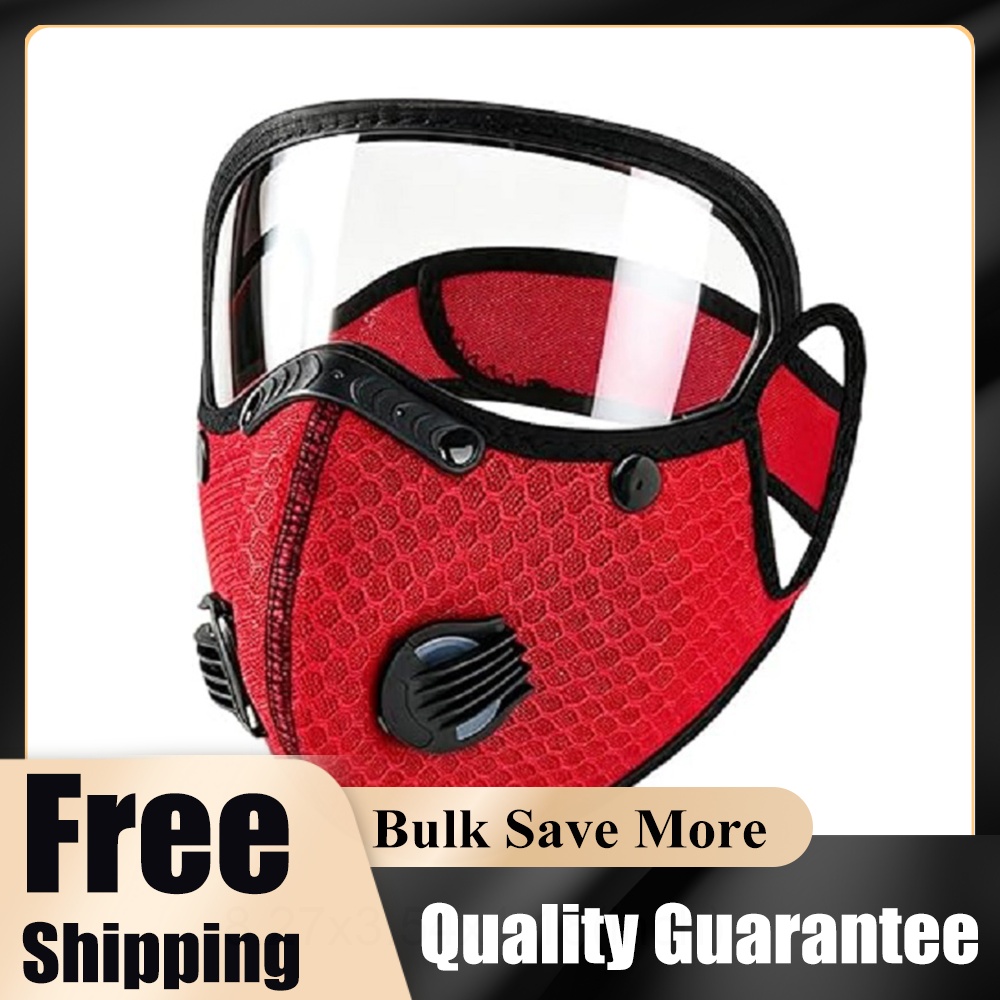 Woodworking Respirator - Reusable Carbon Filter Dust Mask Windproof