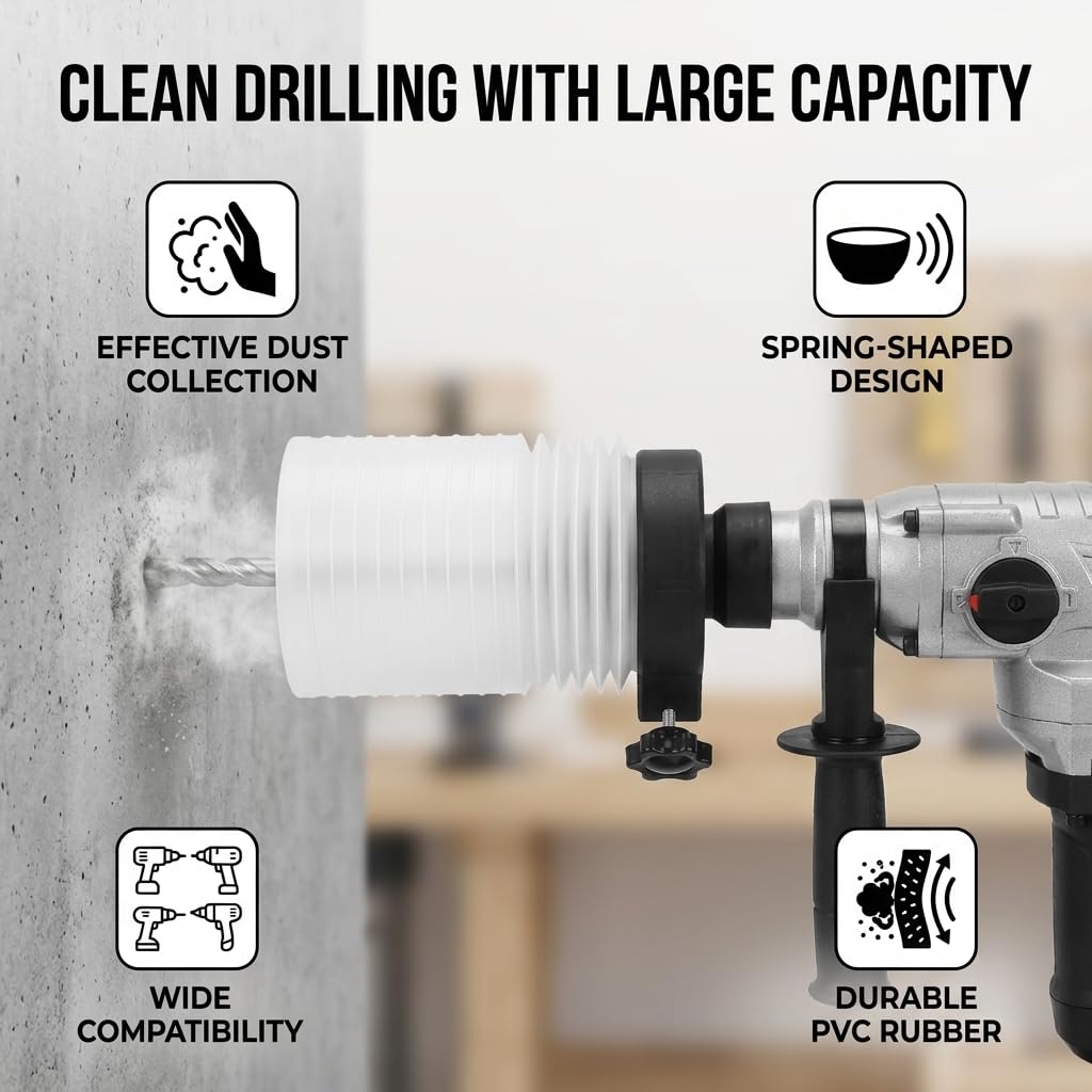 Woodworking Dust Collection - Electric Drill Dust Collector Hammer Drill