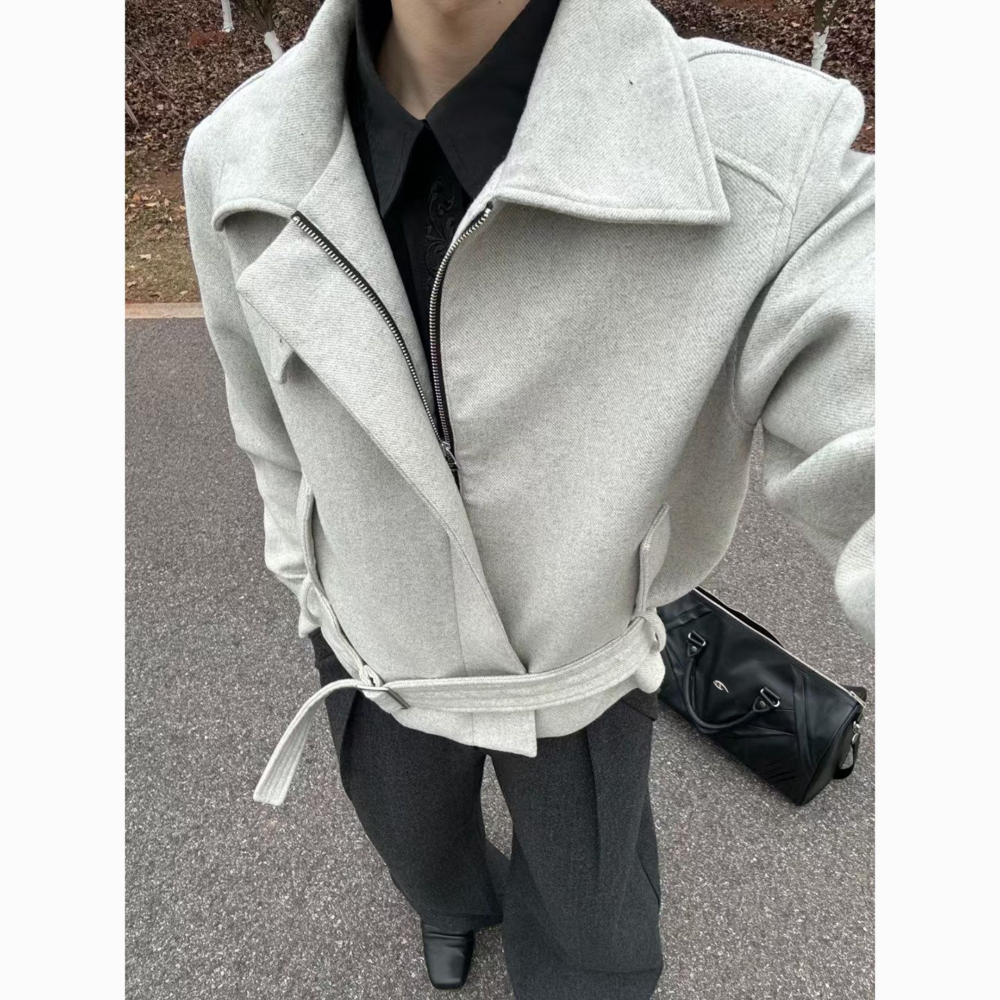 Wool Blend Jacket Man Green Me - Woodworking Artisans review and price