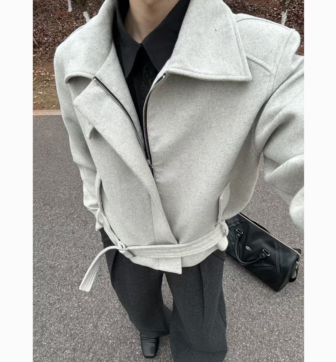 Wool Blend Jacket Man Green Me - Woodworking Artisans review and price