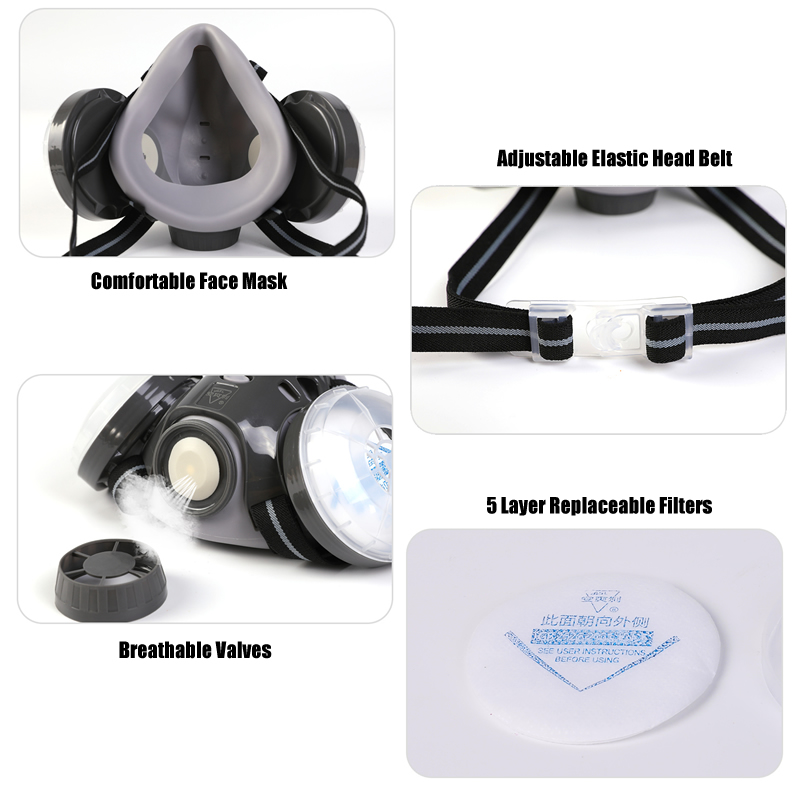 New Anti Dust Mask Full Face R - Woodworking Respirator review and price