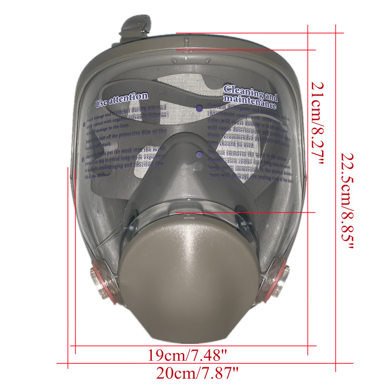 Full face spray protective mas - Woodworking Respirator review and price