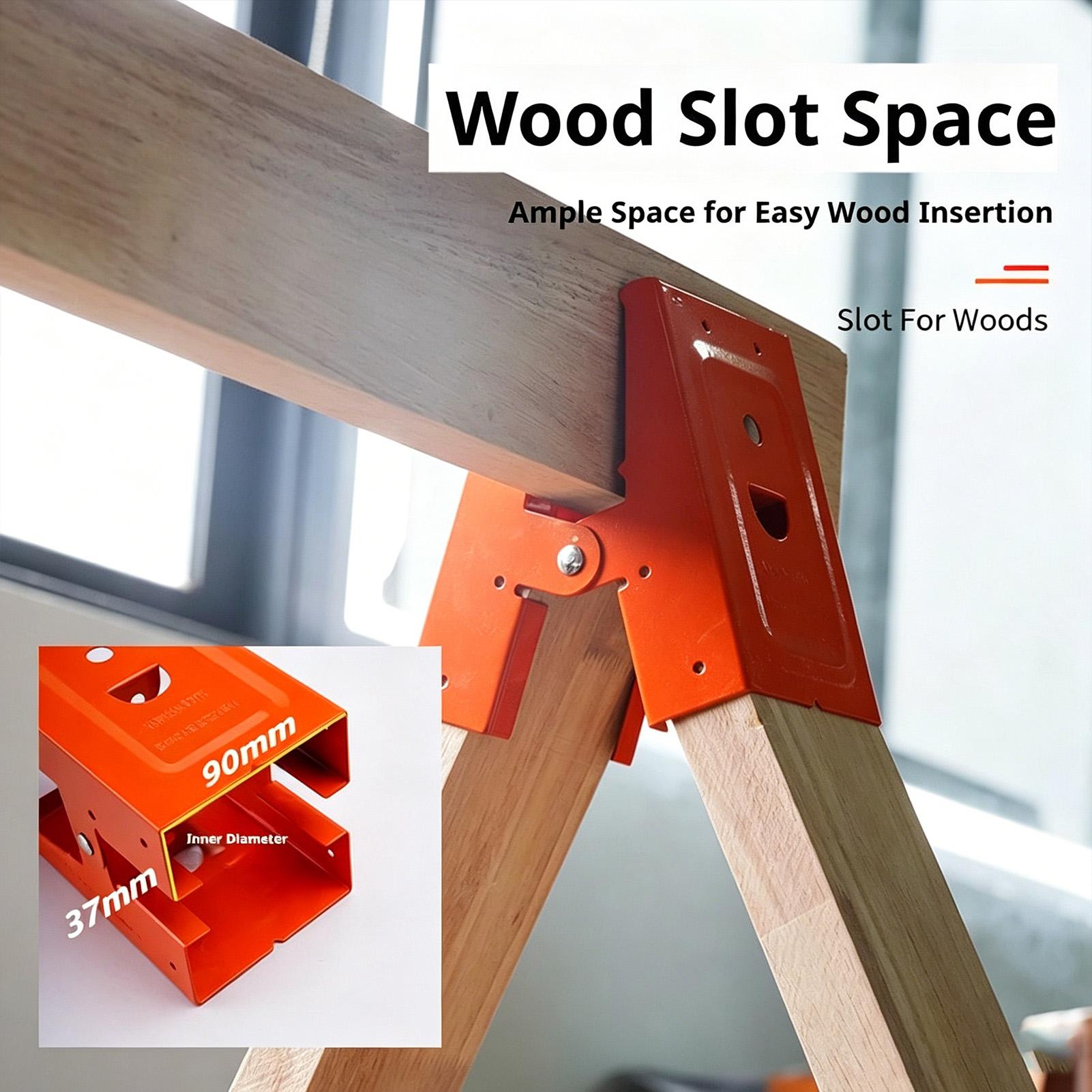 Saw Horse Brackets 2-Pieces He - Woodworking Horse review and price