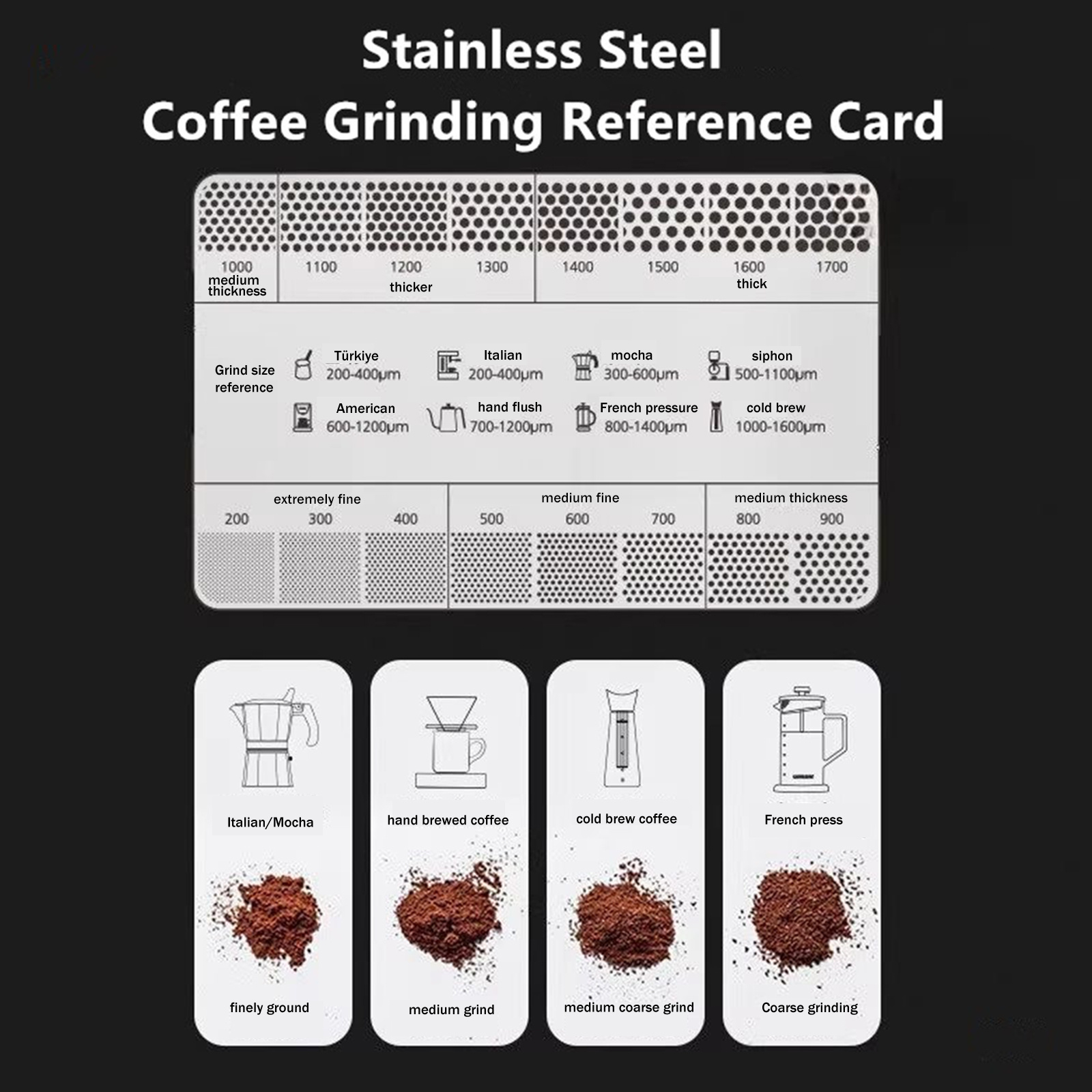 1Pc Coffee Powder Grinder Thic - Card Scraper Steel review and price