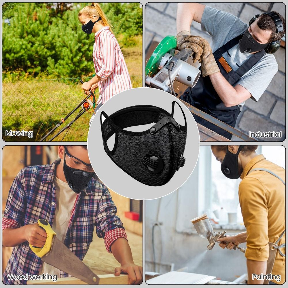 Breathable Ergonomic Dust Mask - Woodworking Respirator review and price
