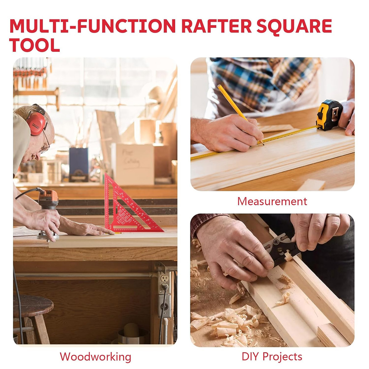 Aluminum Alloy Speed Square Hi - Woodworking Essentials review and price