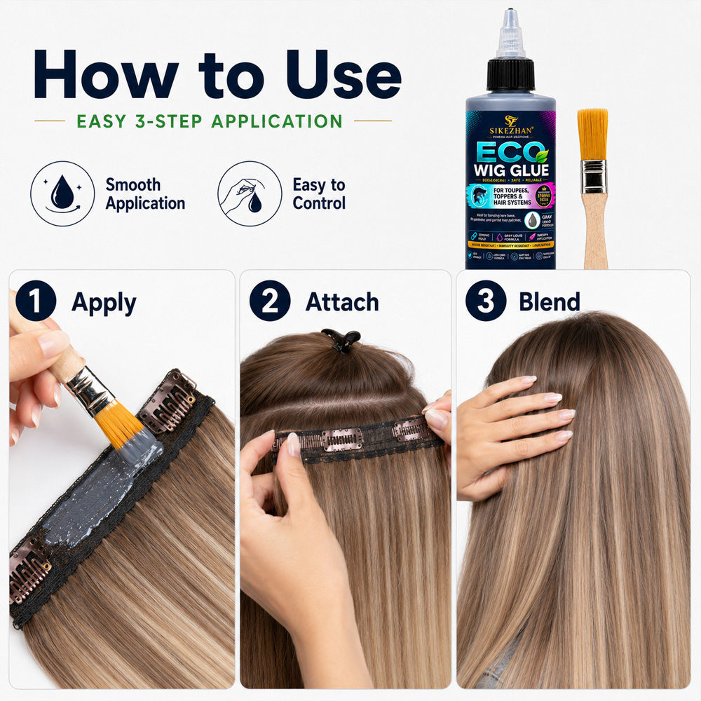 SIKEZHAN Gray Liquid Wig Glue  - Woodworking Glue Applicator review and price