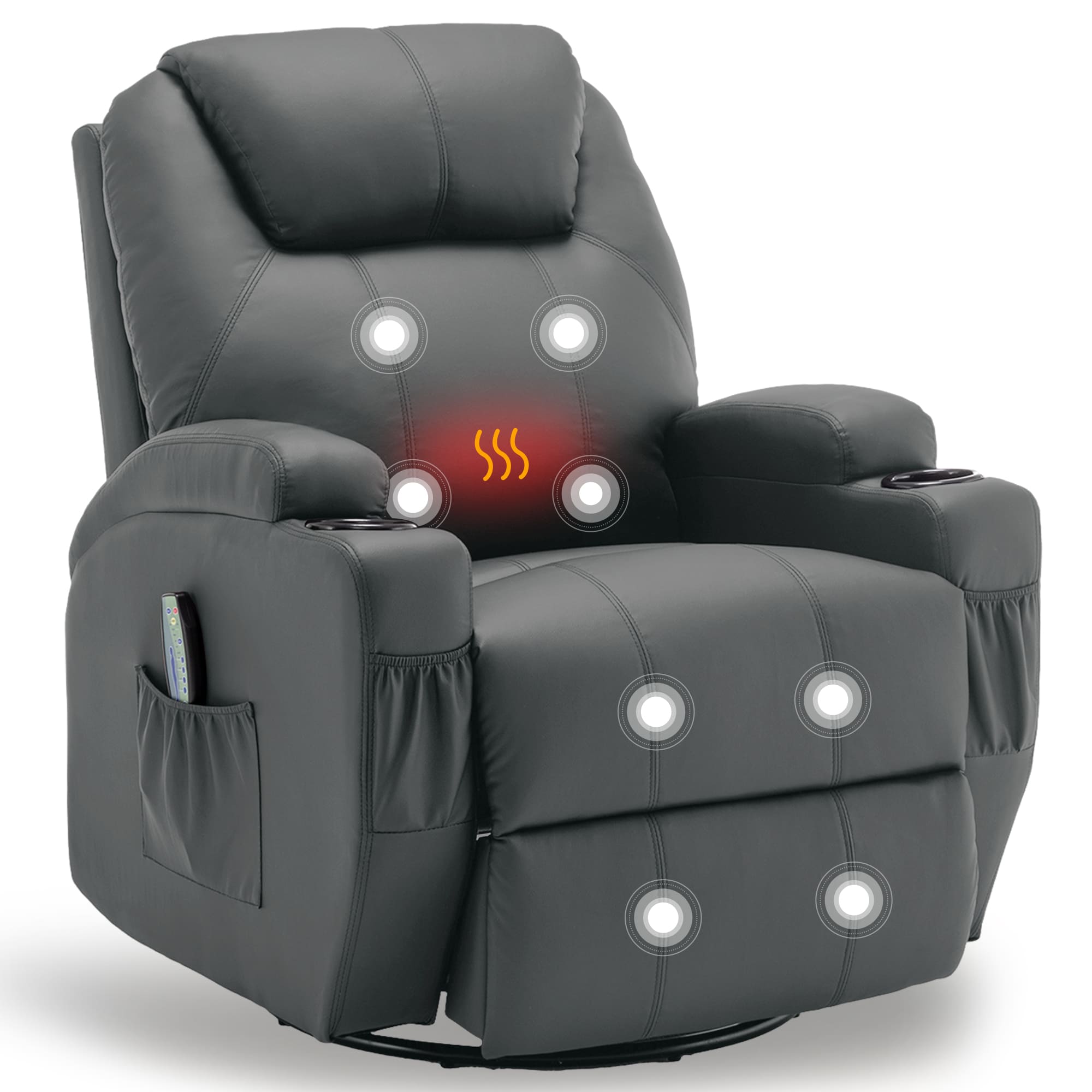 Recliner Chair with Massage an - Woodworking Veneer review and price