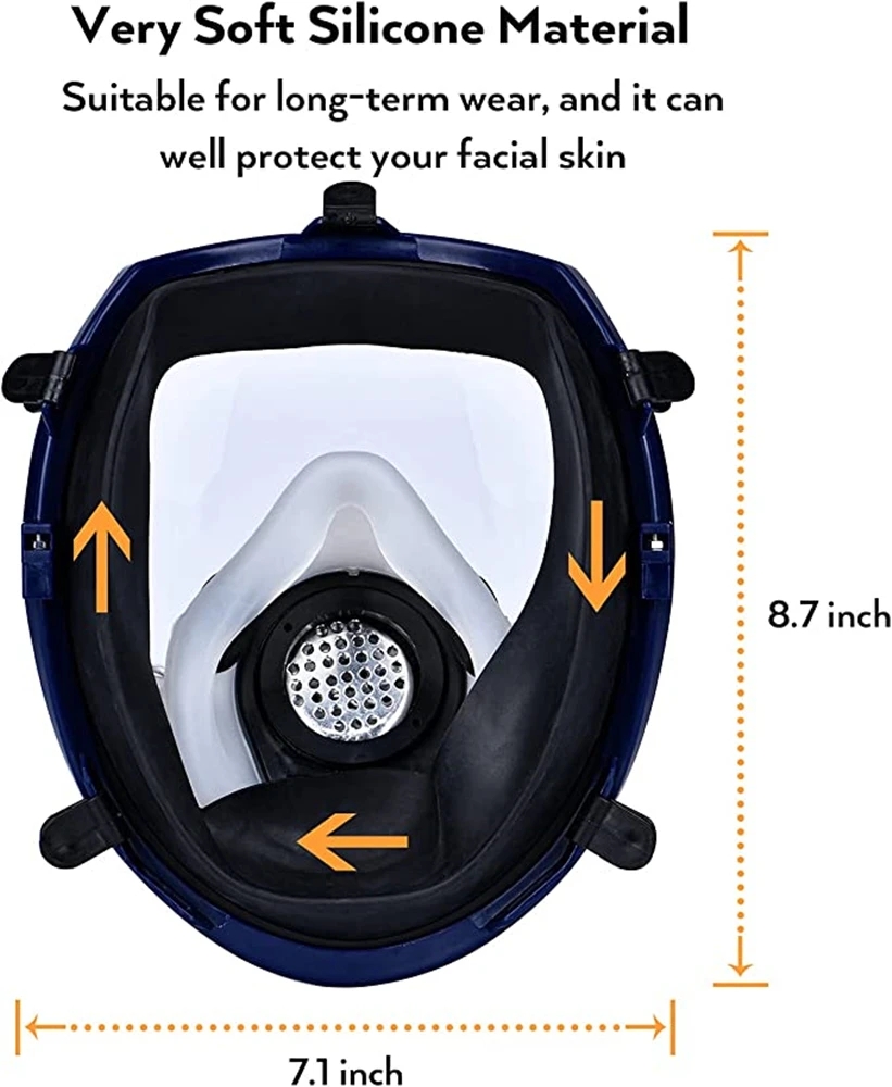 Chemical Gas Mask 6800 Dust Re - Woodworking Respirator review and price