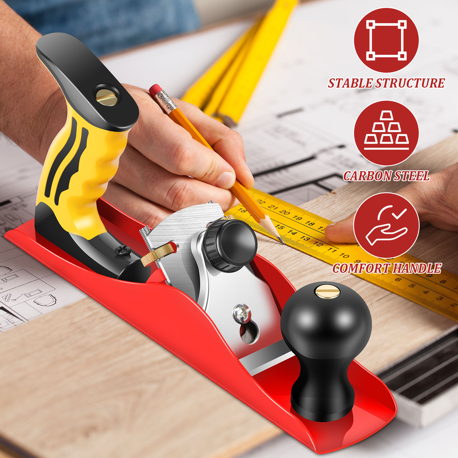 Wood Hand Planer Set Hand Tool - Woodworking Shops review and price