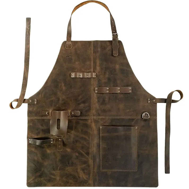 Retro PU Leather Apron Unisex  - Woodworking Artisans review and price