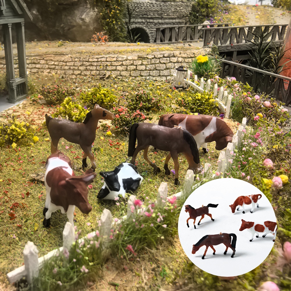 HO Scale Mini Farm Animal Figu - Woodworking Horse review and price