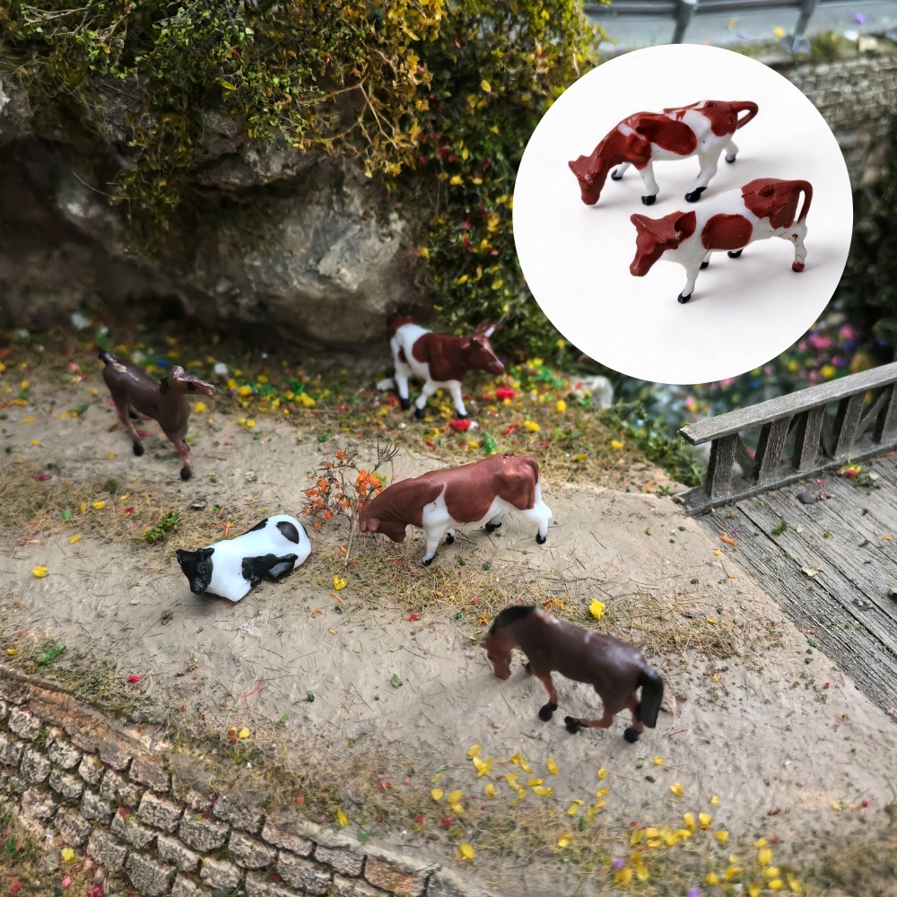 HO Scale Mini Farm Animal Figu - Woodworking Horse review and price