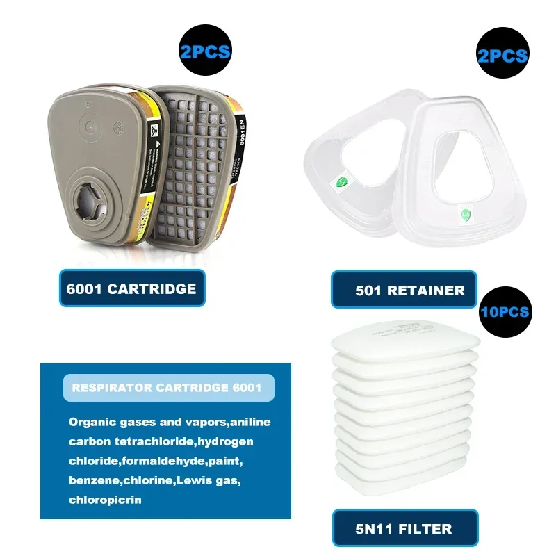 6001 6006 Respirator Cartridge - Woodworking Respirator review and price