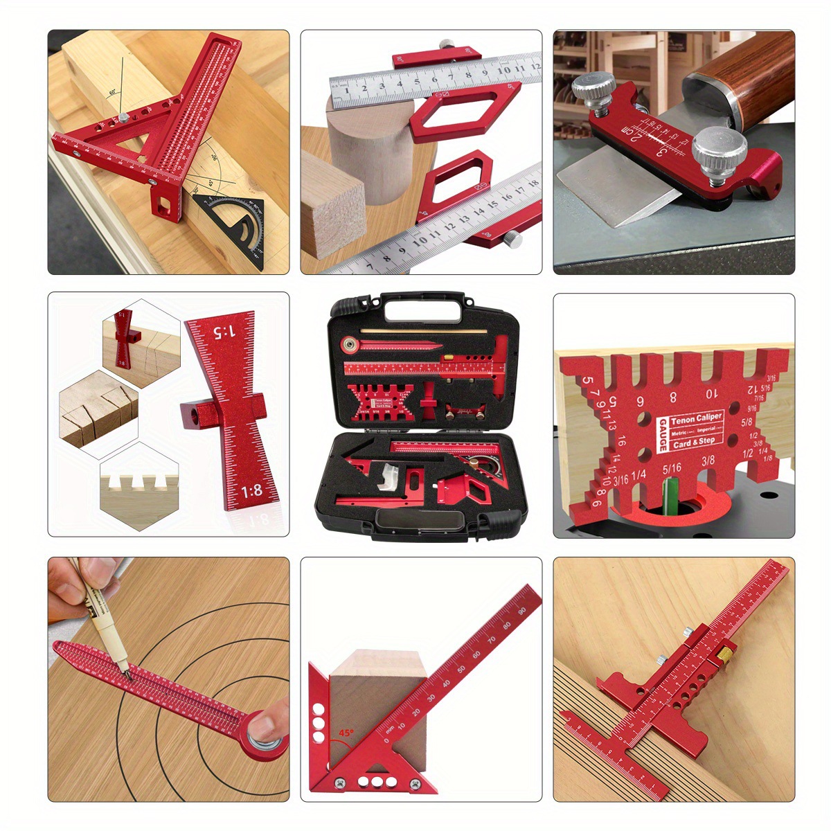 10-Piece Carpentry Measuring T - Woodworking Plans Free review and price
