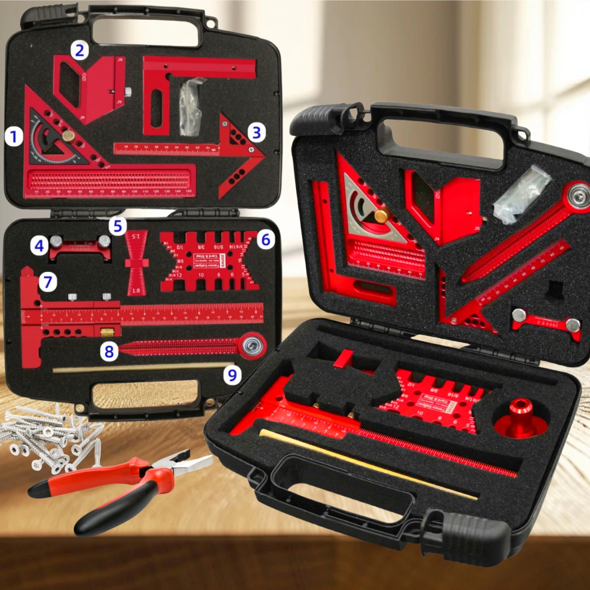 9pcs/10pcs Woodworking Measuri - Woodworking Plans Free review and price