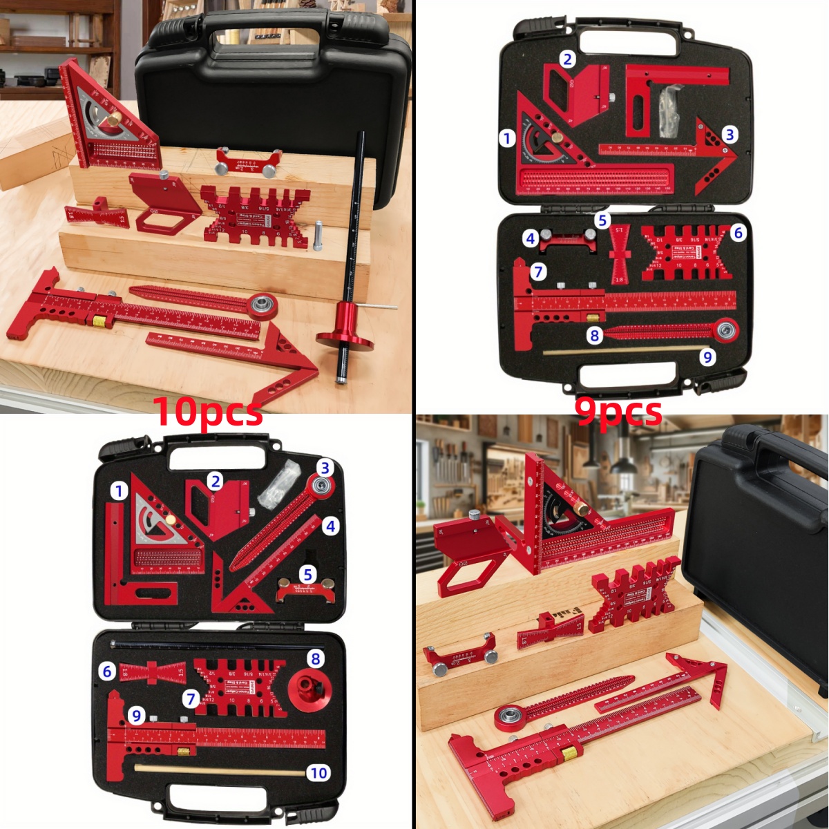9pcs/10pcs Woodworking Measuri - Woodworking Plans Free review and price