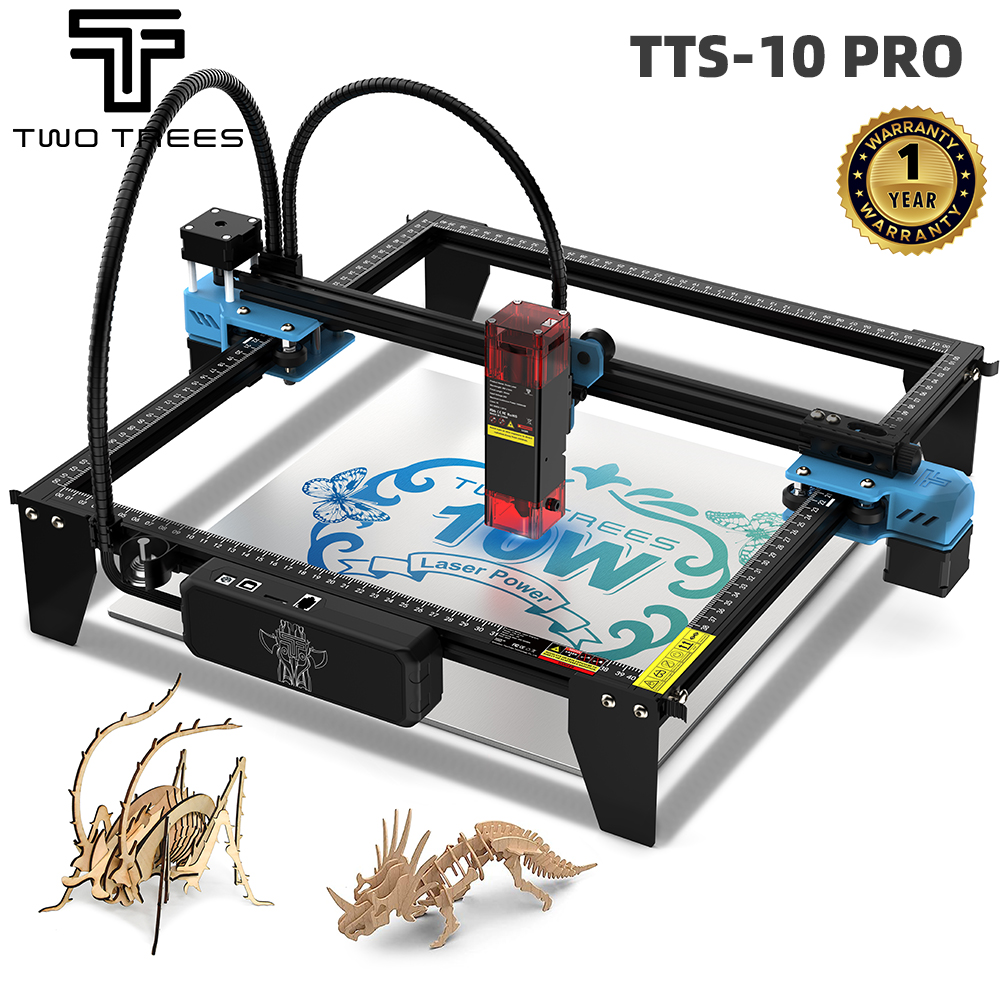 TWOTREES TTS-10 Pro Laser Engr - Woodworking Logos review and price