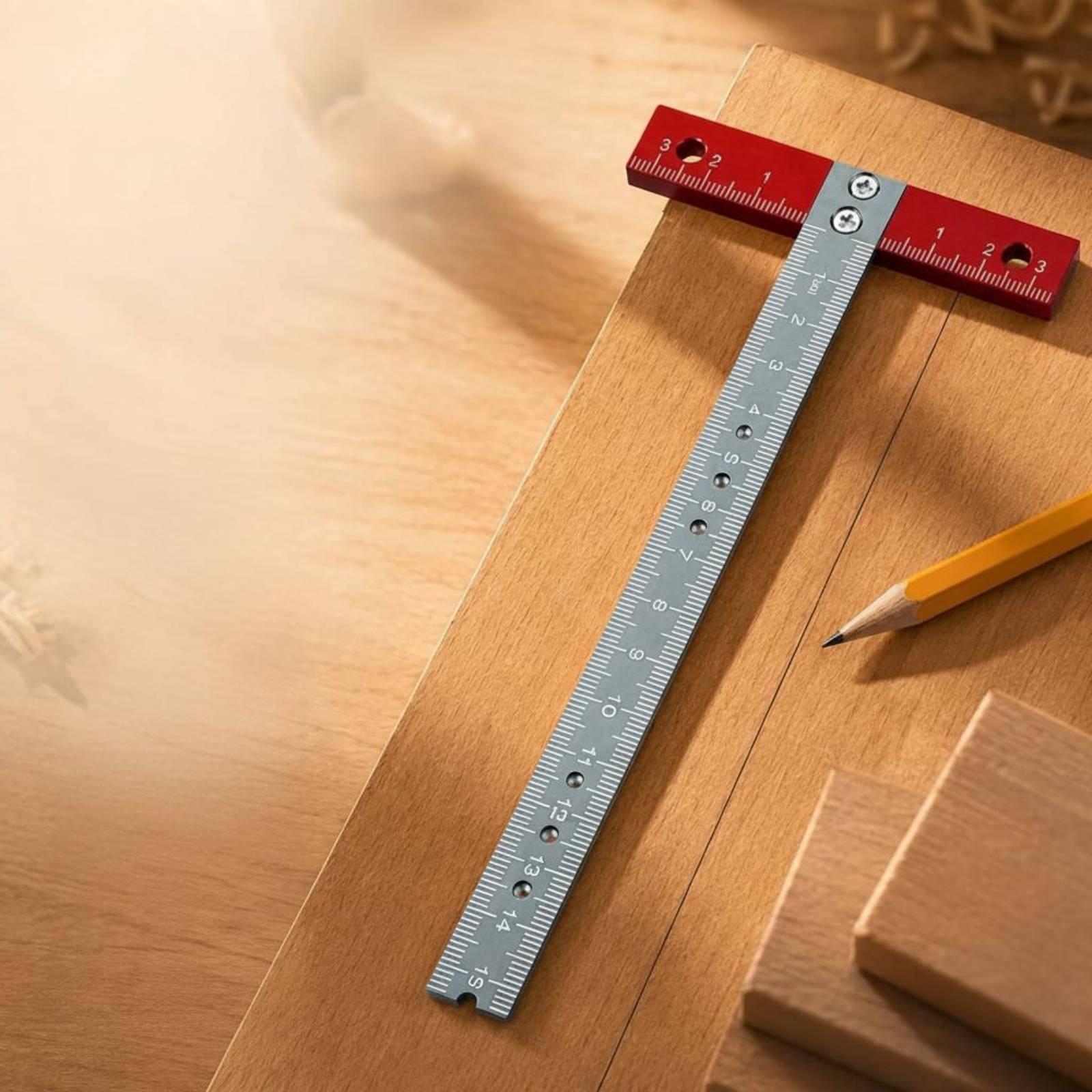 T Shaped Ruler Accurate Markin - Woodworking Workshop Layout review and price