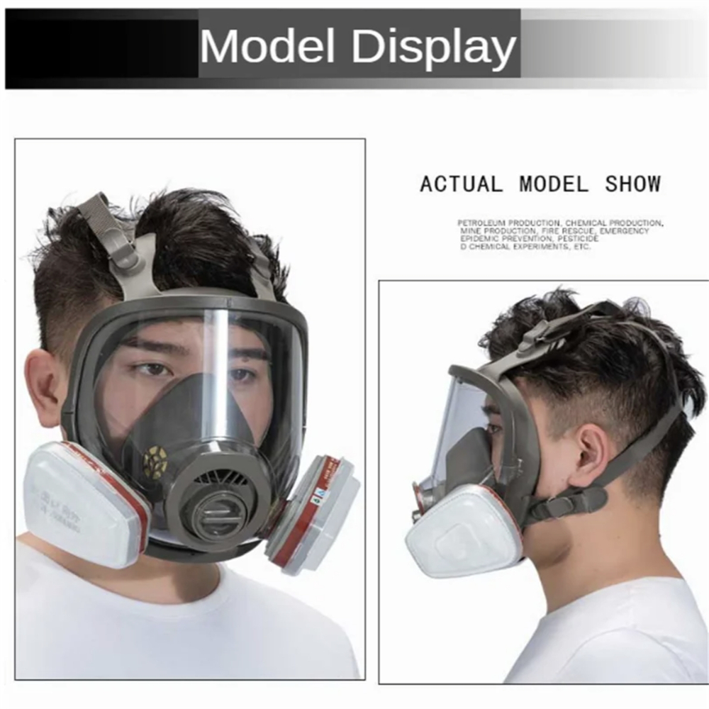 Full Face Respirator Gas Mask  - Woodworking Respirator review and price