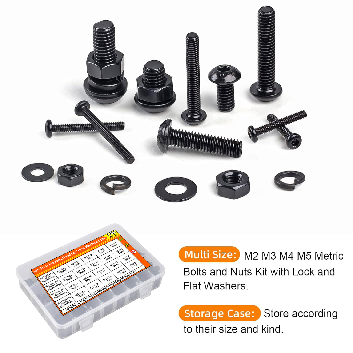 1705PCS Hex Button Head Screw  - Woodworking Shops review and price