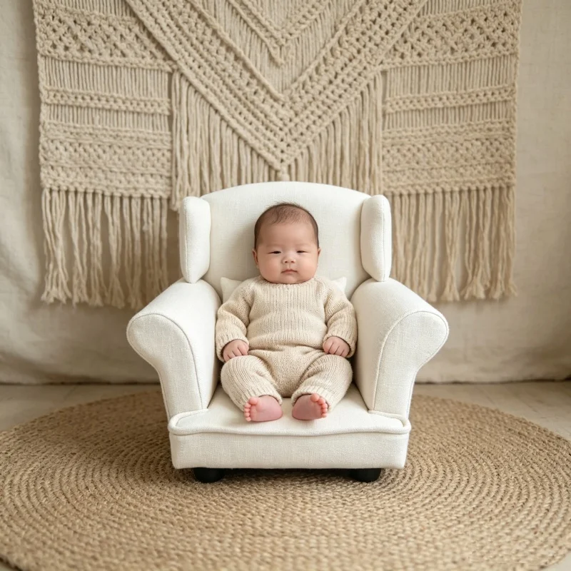 Baby Photoshoot Sofa Chair Bed - Woodworking Veneer review and price