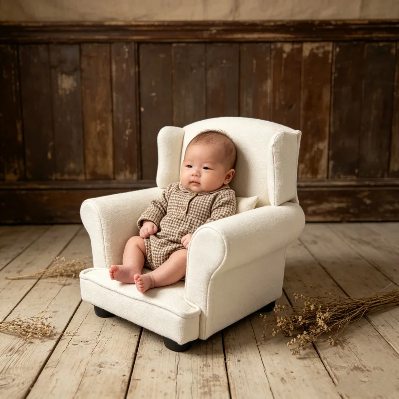 Baby Photoshoot Sofa Chair Bed - Woodworking Veneer review and price
