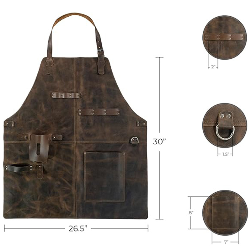 Retro PU Leather Apron, Cross  - Woodworking Artisans review and price