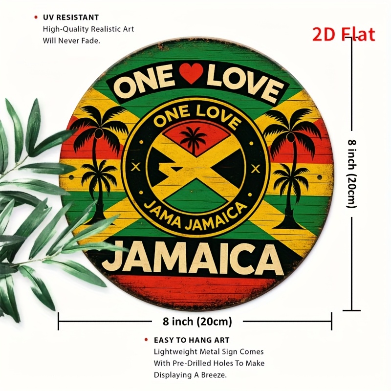 1pc Jamaican Wooden logo - Vib - Woodworking Logos review and price