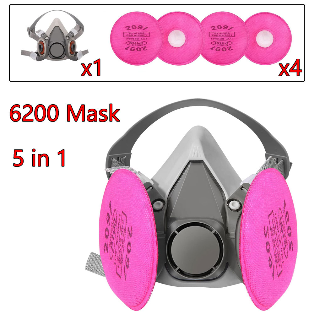 Gas Mask 6200 Set Vehicle Pain - Woodworking Respirator review and price